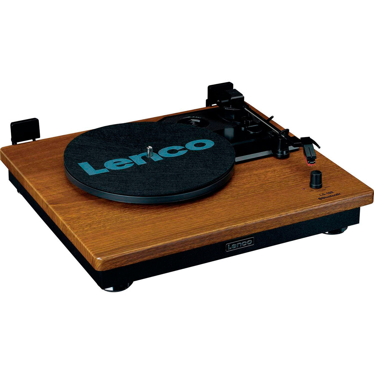 Lenco LS-100 Turntable with Speakers (Teak)