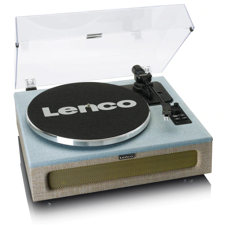 Lenco LS-440 Bluetooh Turntable, Blue/Beige