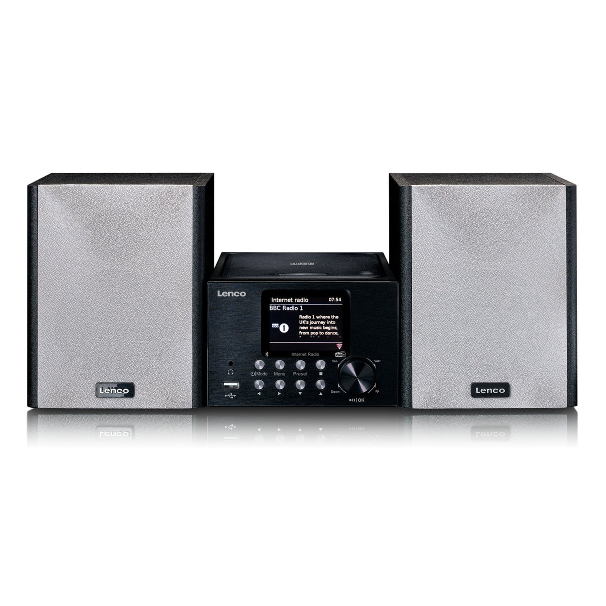 Lenco MC-250 MicroSet Mini Stereo & Internet Radio