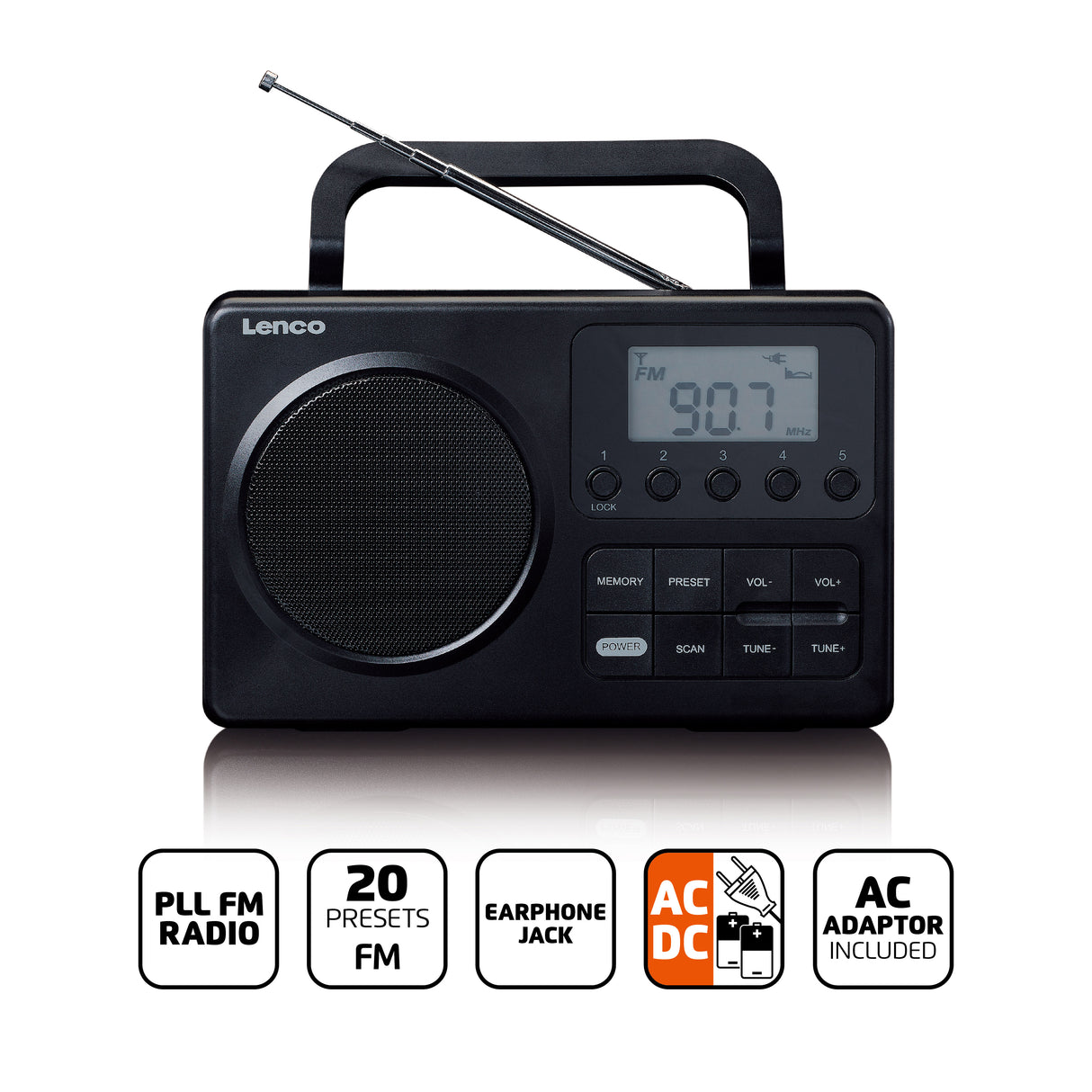 Lenco MPR-035 FM Radio