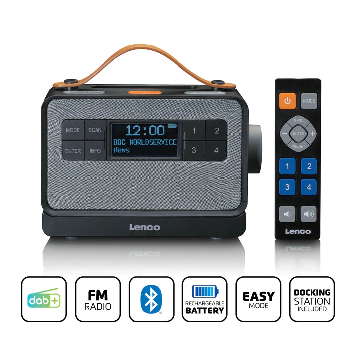 Lenco PDR-065 DAB Radio (Black)