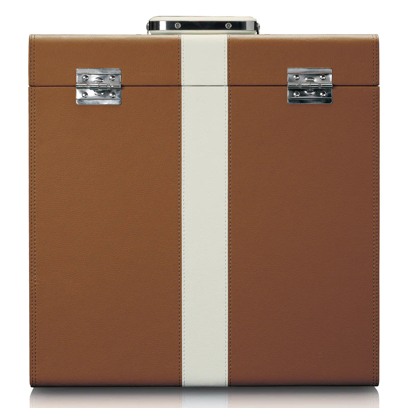Lenco TTA-301BNWH 12" Vinyl Case (Brown)