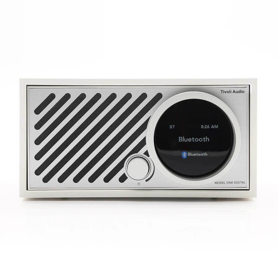 Tivoli Audio Model ONE GEN.3 Digital+ Lautsprecher, Weiß/Silber