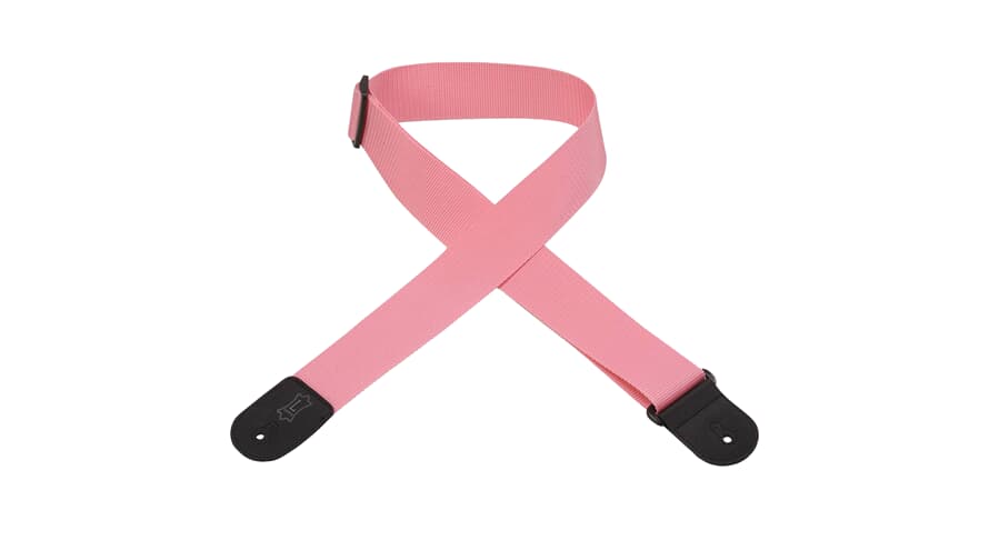 Levys M8POLY Gitarrengurt 2", pink