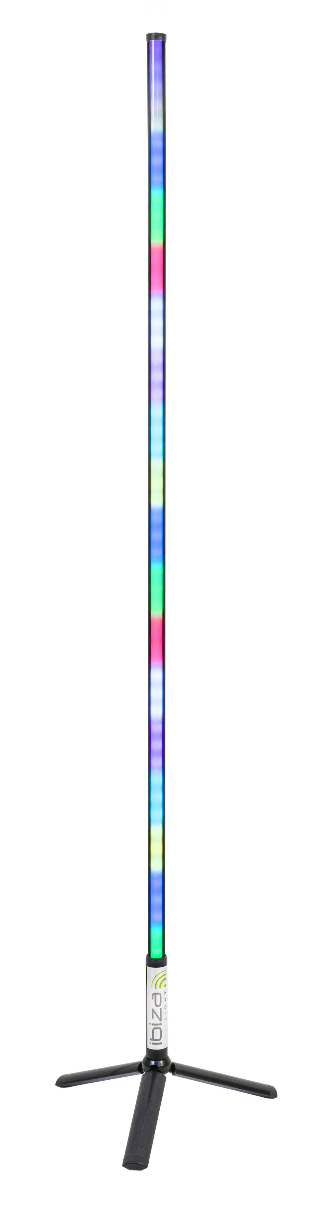 Ibiza Magic Color Stick RGB Bodenlicht (Schwarz)