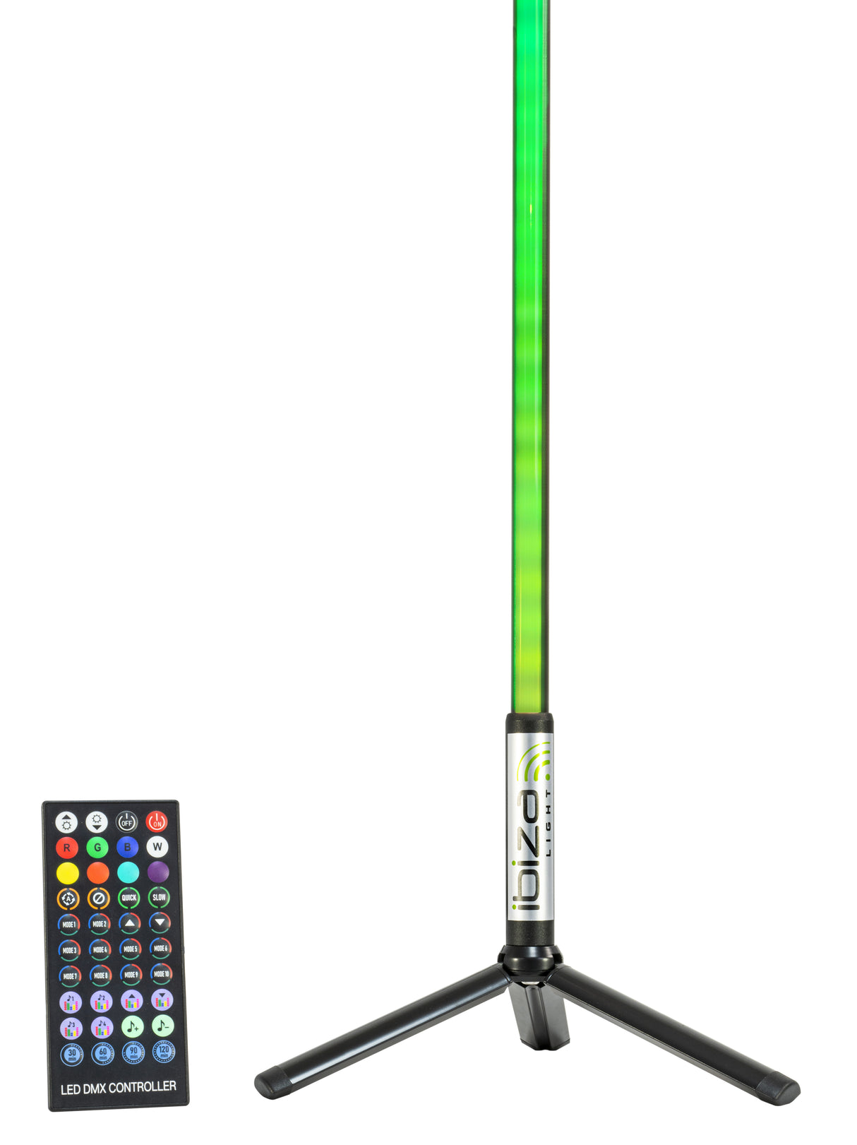 Ibiza Magic Color Stick RGB Bodenlicht (Schwarz)