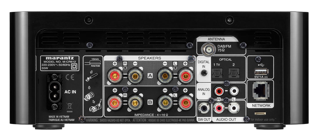 Marantz Melody X M-CR612 Mini-Anlage (Schwarz)