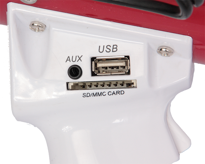 Megafon mit USB- und SD-Kartenleser (50W)