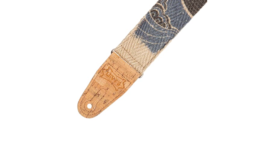 Levys MH8P Gitarrengurt 2" aus Hanf, Island