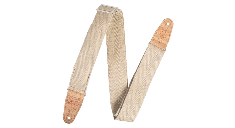 Levys MH8P Gitarrenriemen 2" aus Hanf, natur