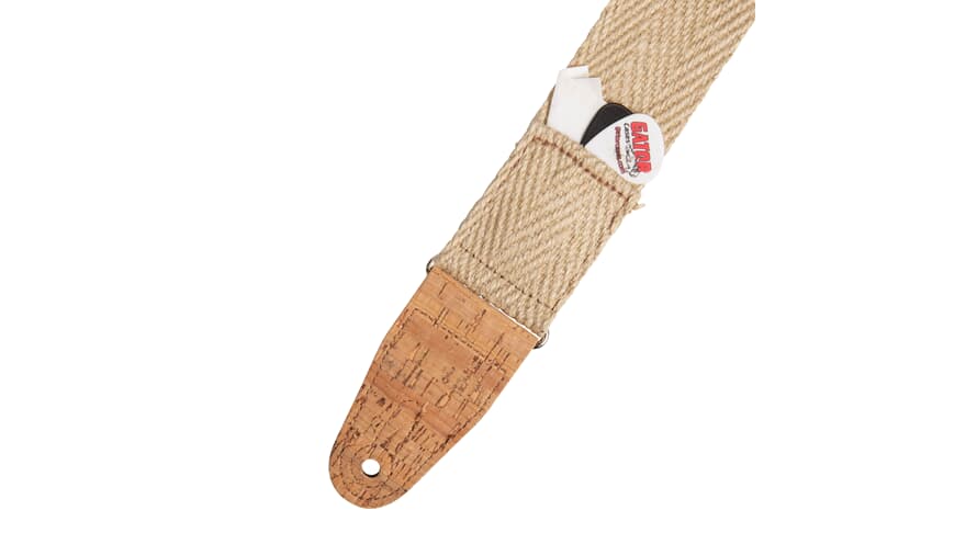 Levys MH8P Gitarrenriemen 2" aus Hanf, natur