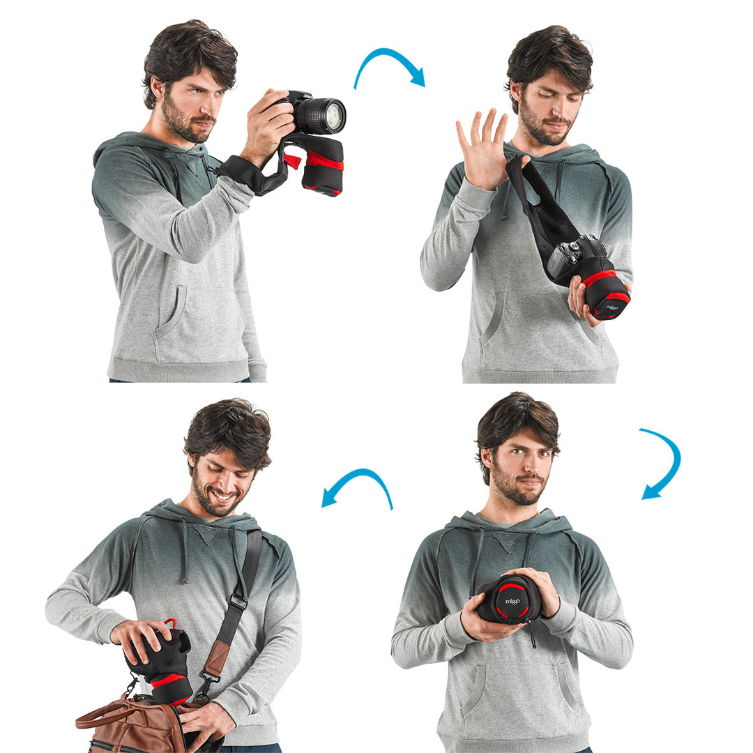 MyMiggo Padded Camera Grip and Wrap For CSC