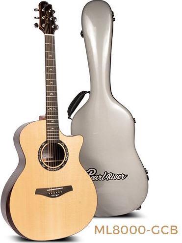 Pearl River GL41-GY hardcase für Westerngitarre