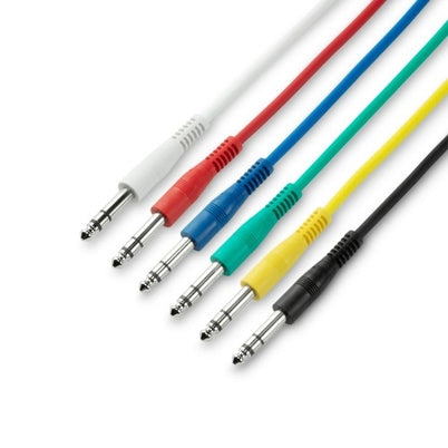 3 Star 6,3mm Klinke Patchkabel 6-pak (60cm)