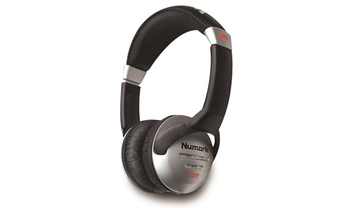 Numark HF125 DJ-Kopfhörer (Schwarz/Silber)