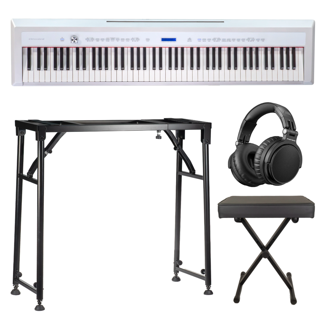 Grooveland P22 E-Piano Starterpaket (Weiß)