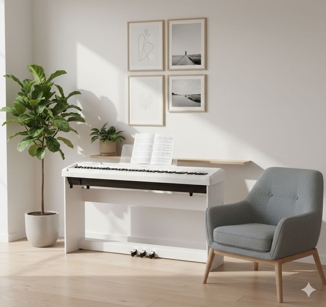 Grooveland P22 Klavierpaket (Weiß)