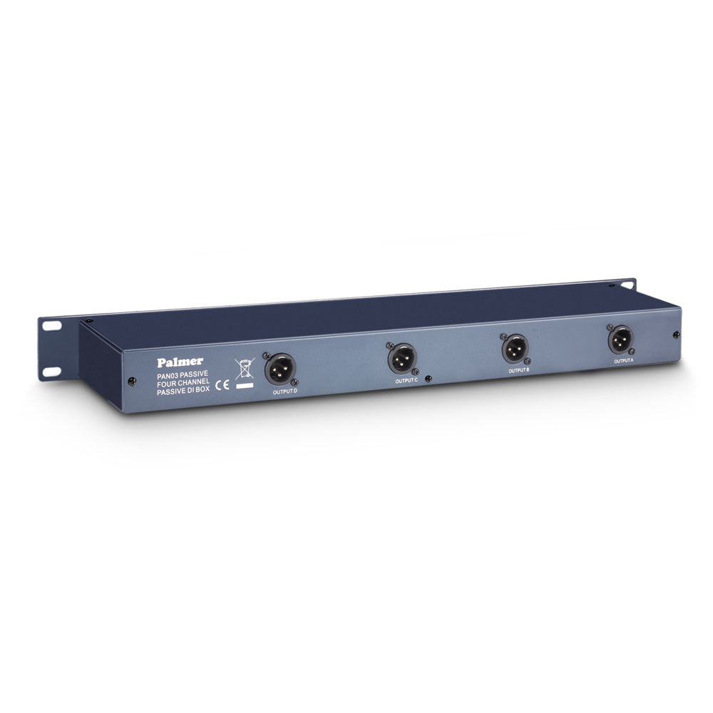 Palmer PAN 03 PASS - 19" DI-Box, 4-Kanal, passiv