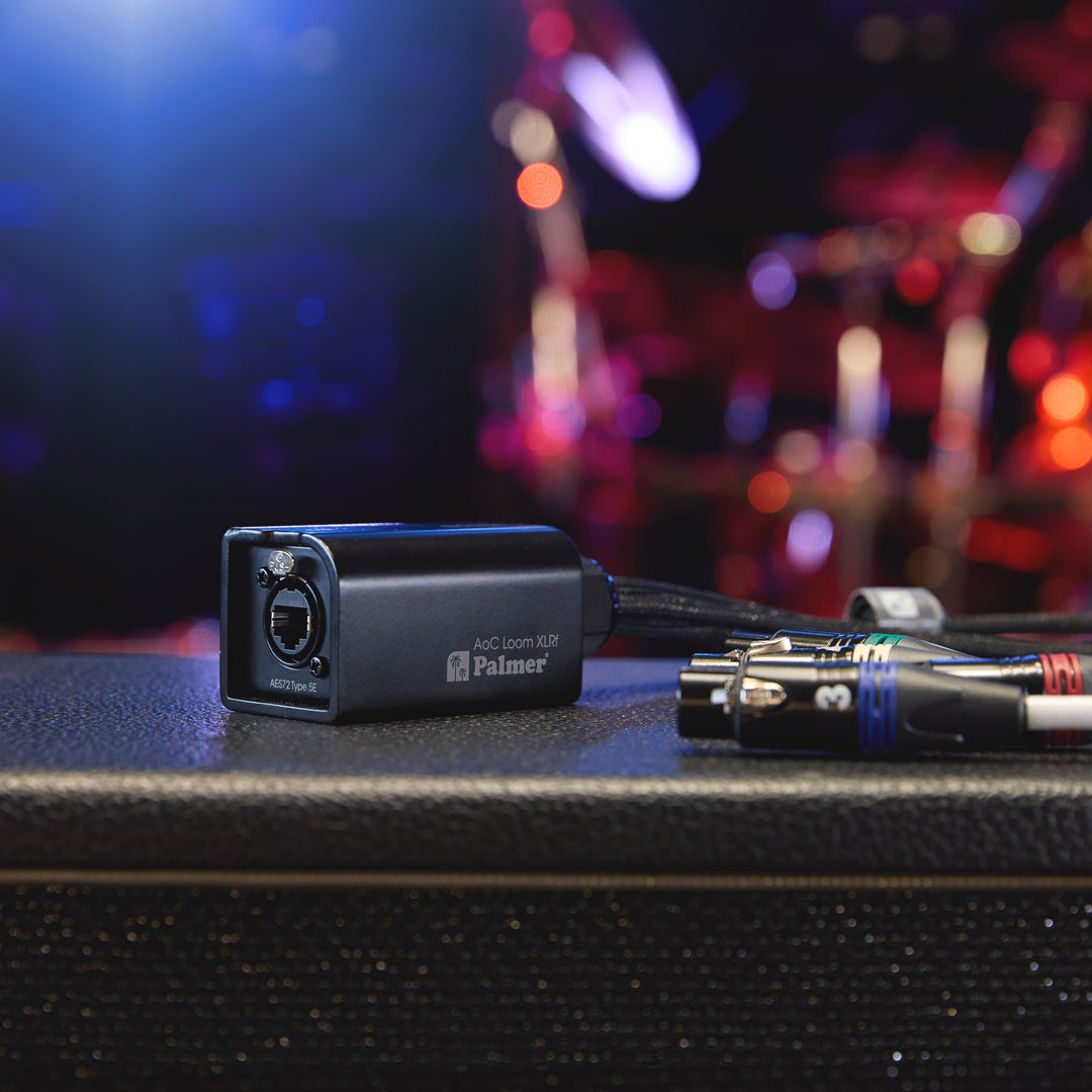 Palmer AoC Loom XLRf - Audio über Cat-Kabel von etherCON zu 4 x XLR weiblich
