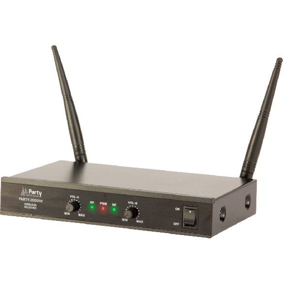 Ibiza Drahtloses Mikrofon-System (2 Kanäle)