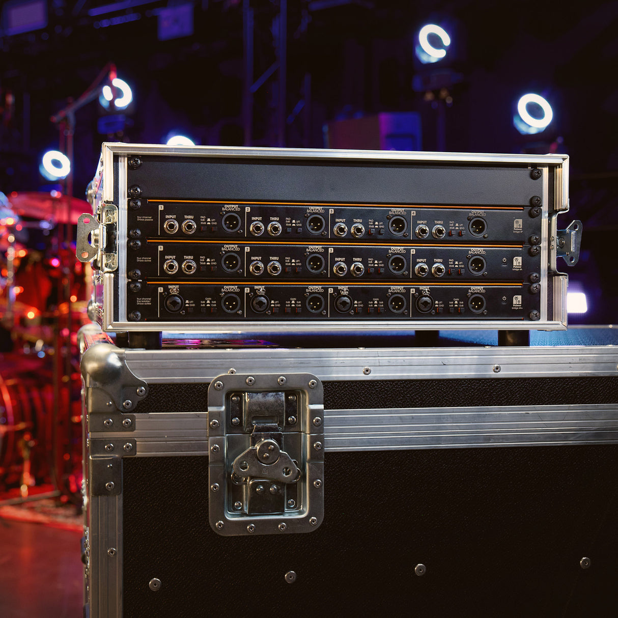 Palmer BRIDGE 4A - 19" DI-Box, 4 Kanäle, aktiv