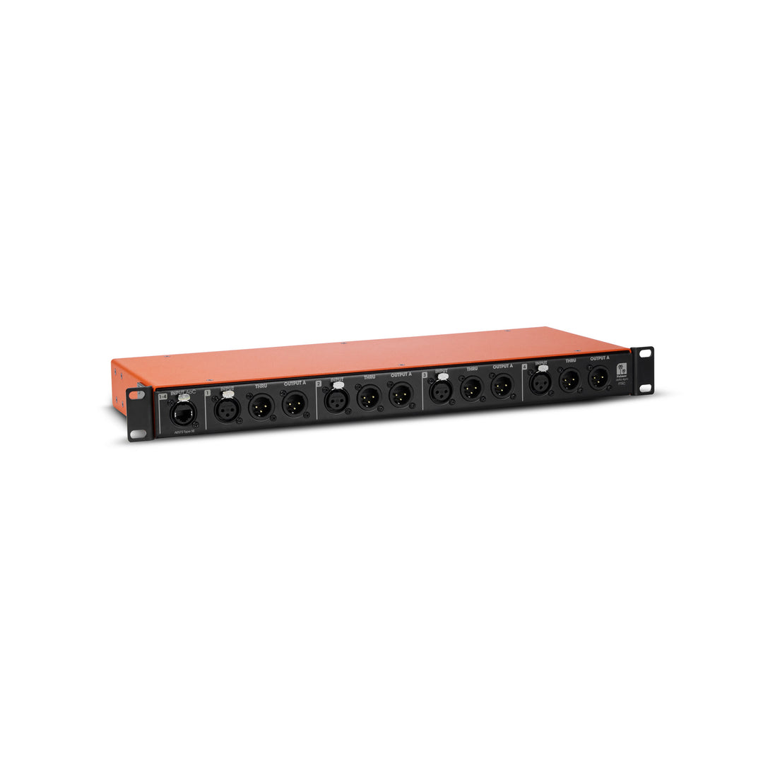 Palmer DELTA 4PM - 4-Kanal passiver Mikrofon-Splitter mit Audio über Cat