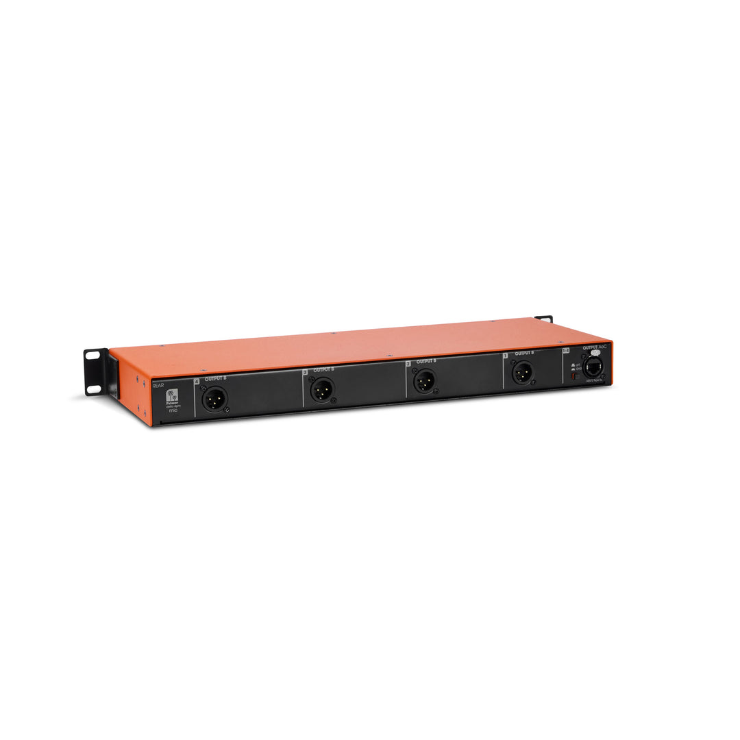 Palmer DELTA 4PM - 4-Kanal passiver Mikrofon-Splitter mit Audio über Cat
