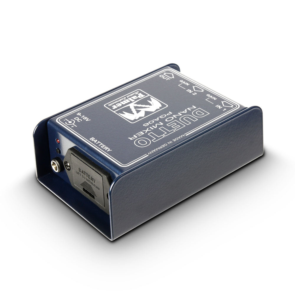 Palmer DUETTO - Nano-Mixer für Gitarren- und Line-Signale