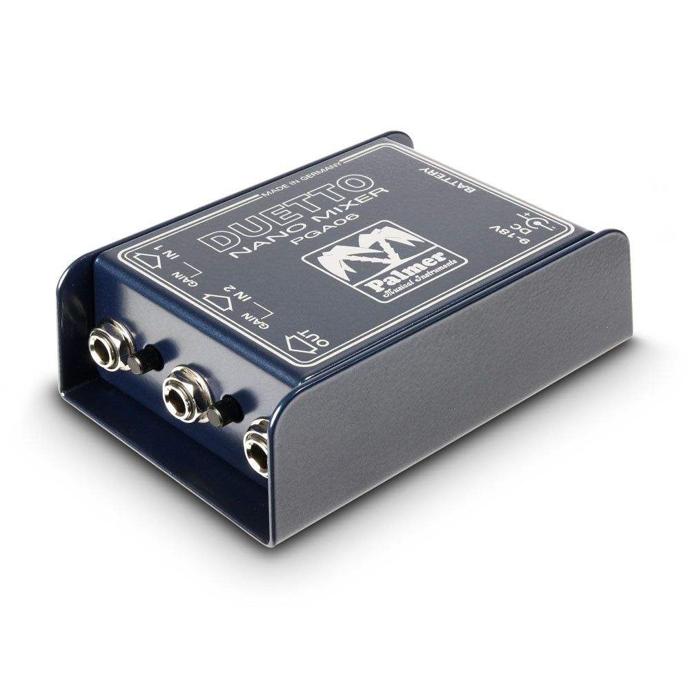 Palmer DUETTO - Nano-Mixer für Gitarren- und Line-Signale