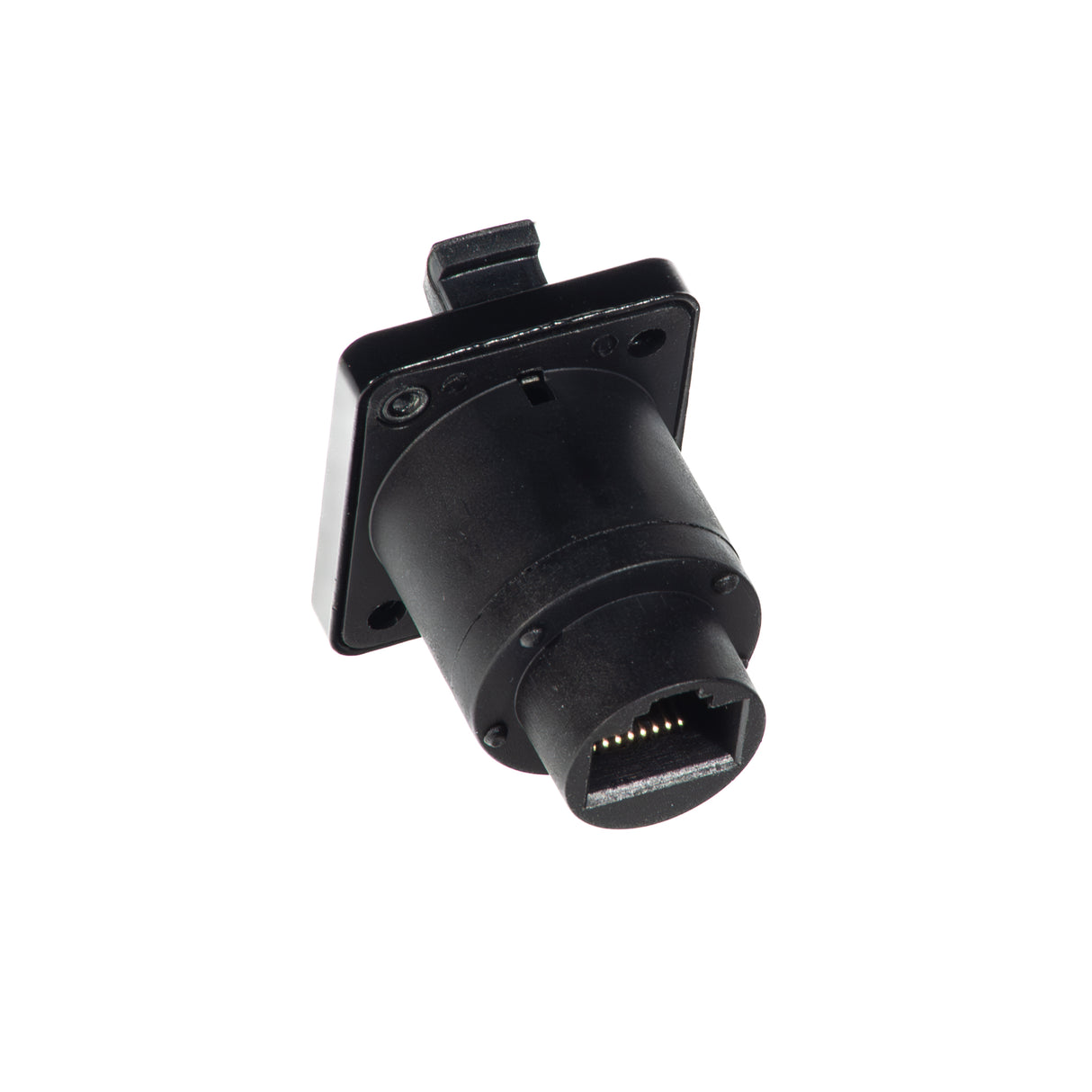 Perfex RJ45 Chassis Stik (Sort)