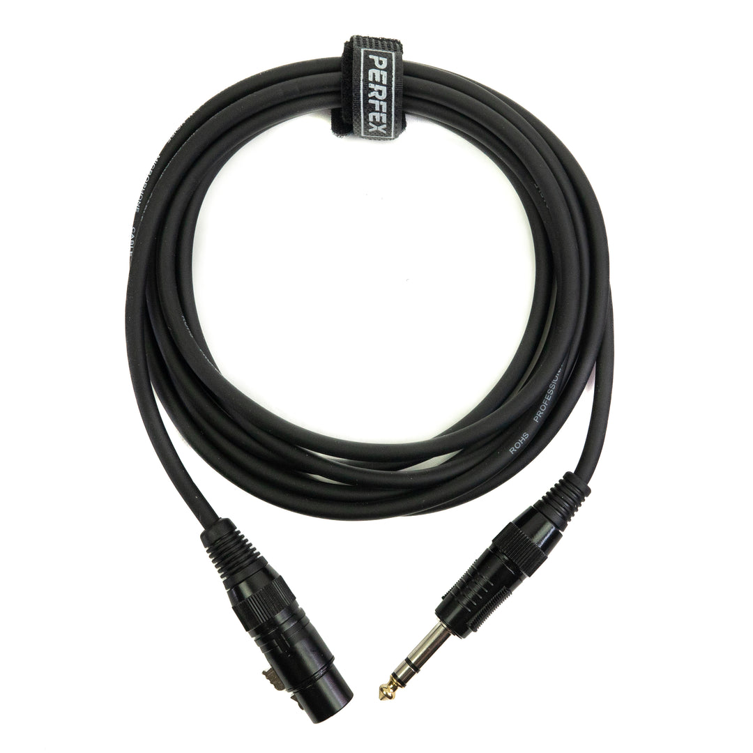 Perfex XLR Buchse auf symmetrische Klinke (3m)