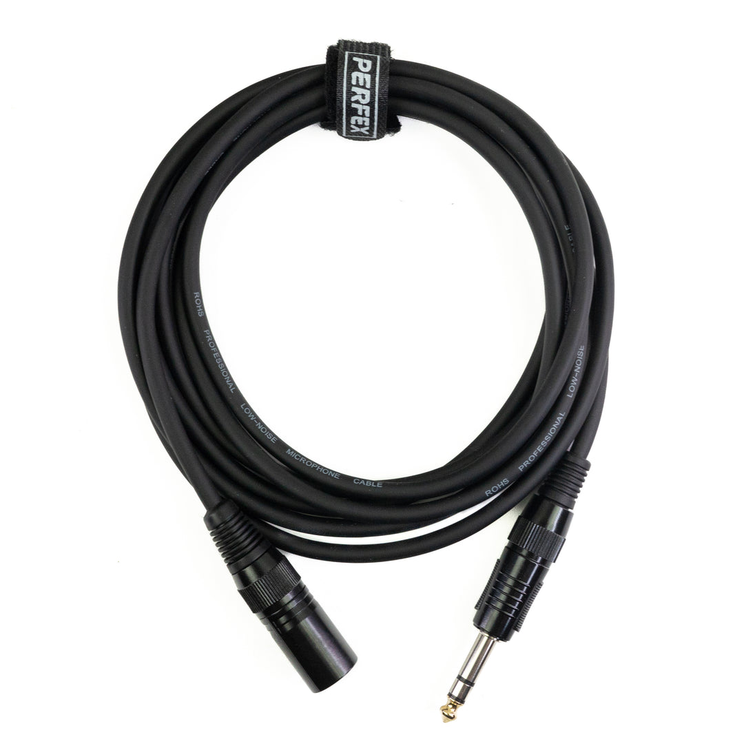 Perfex XLR Stecker auf symmetrische Klinke (3m)