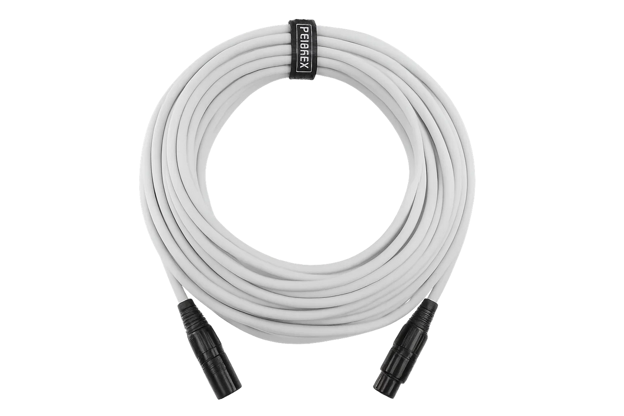 Perfex XLR Kabel (10m - Hvid)