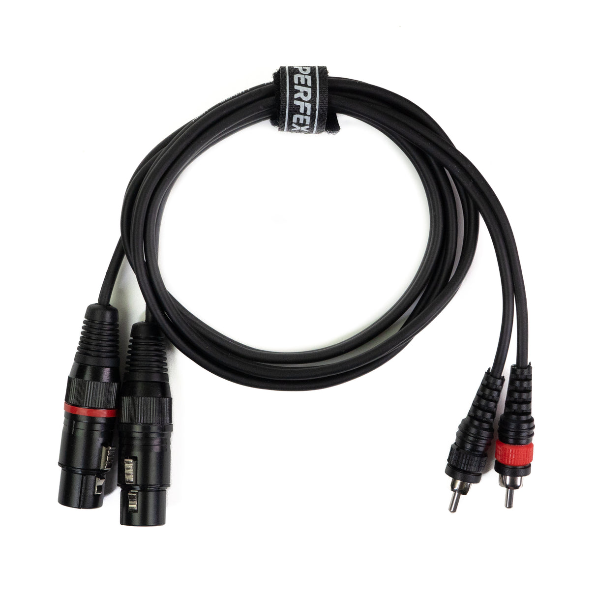 Perfex XLR Buchse auf Phono RCA Kabel (1,3m)