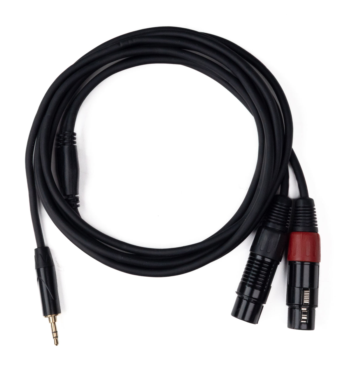 MINIJACK 3,5mm TRS Stecker auf 2x XLR Buchse (3m)