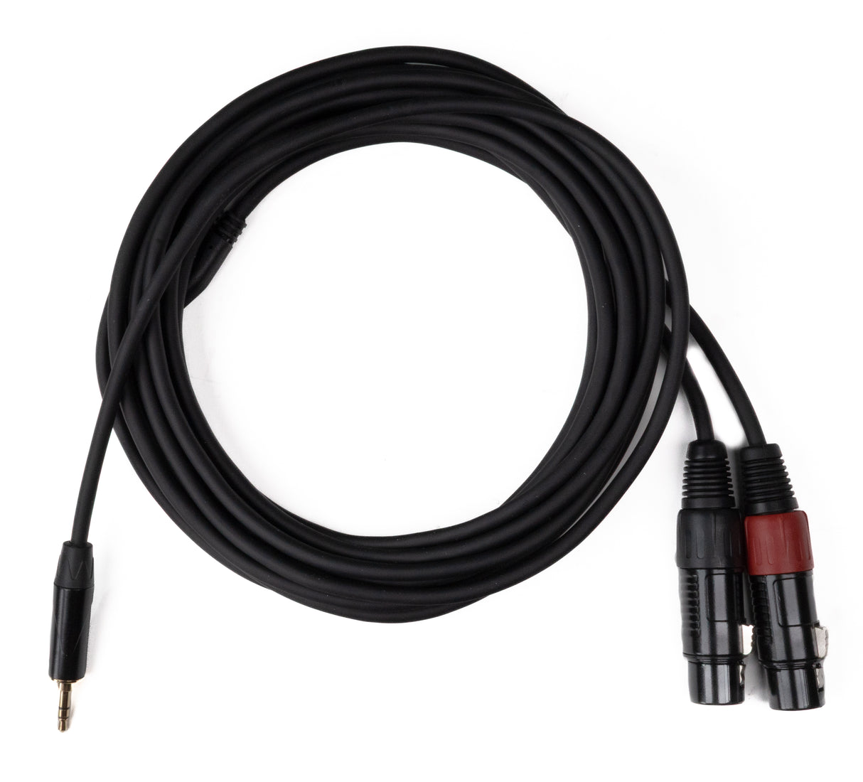 MINIJACK 3,5mm TRS Stecker auf 2x XLR Buchse (6m)