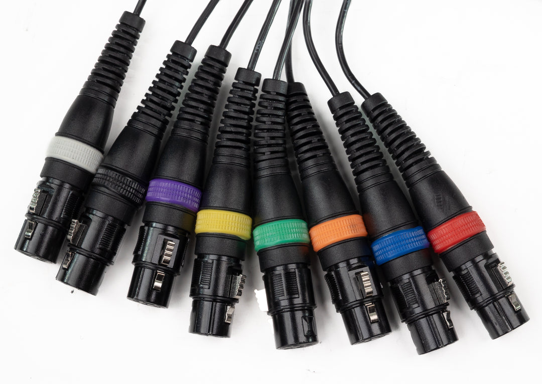 Par-8 Multicore XLR-Stecker auf XLR-Buchse (10 m)