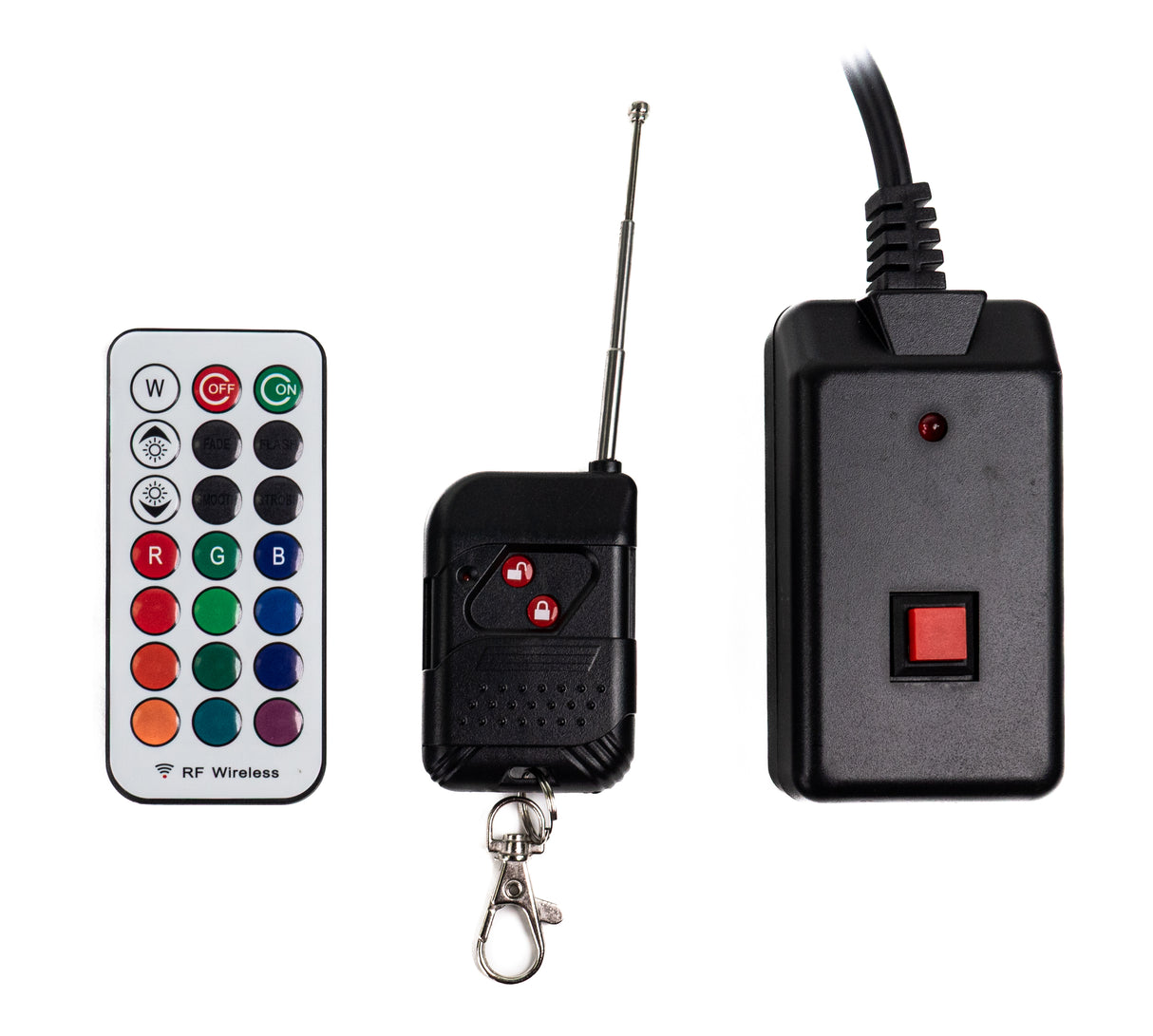 Marconi RGB-Nebelmaschine (400 W, Schwarz) Bundle