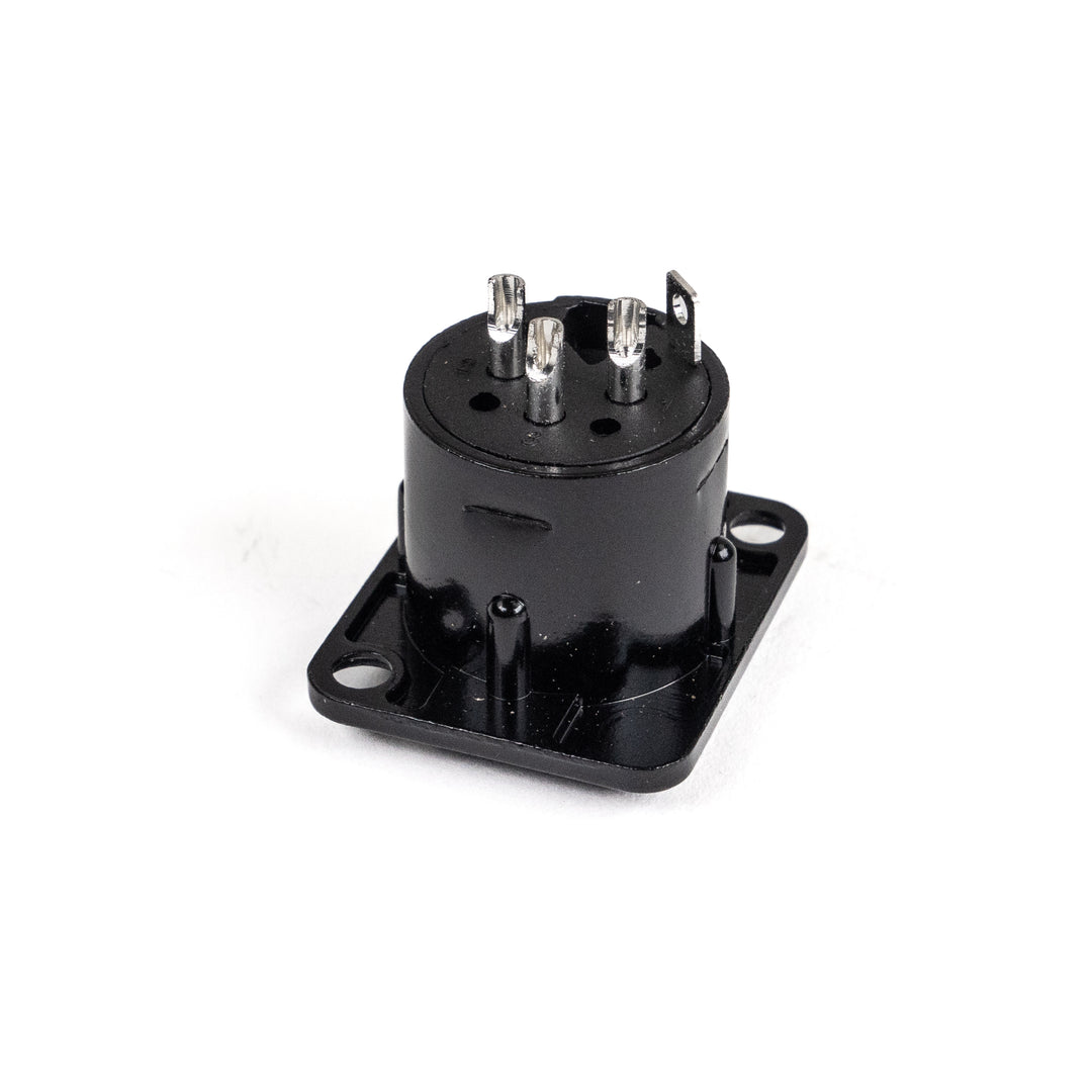 Perfex XLR Male Chassis Stecker (Schwarz)
