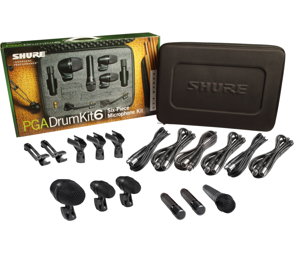 Shure PGA Drumkit 6 Microphone Package