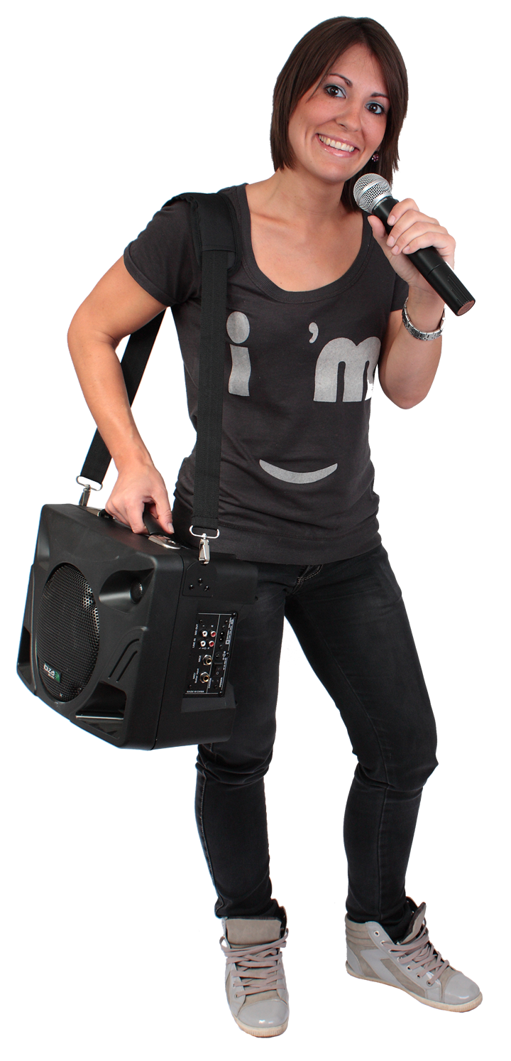 Tragbarer Lautsprecher für Redner und Stadtführer