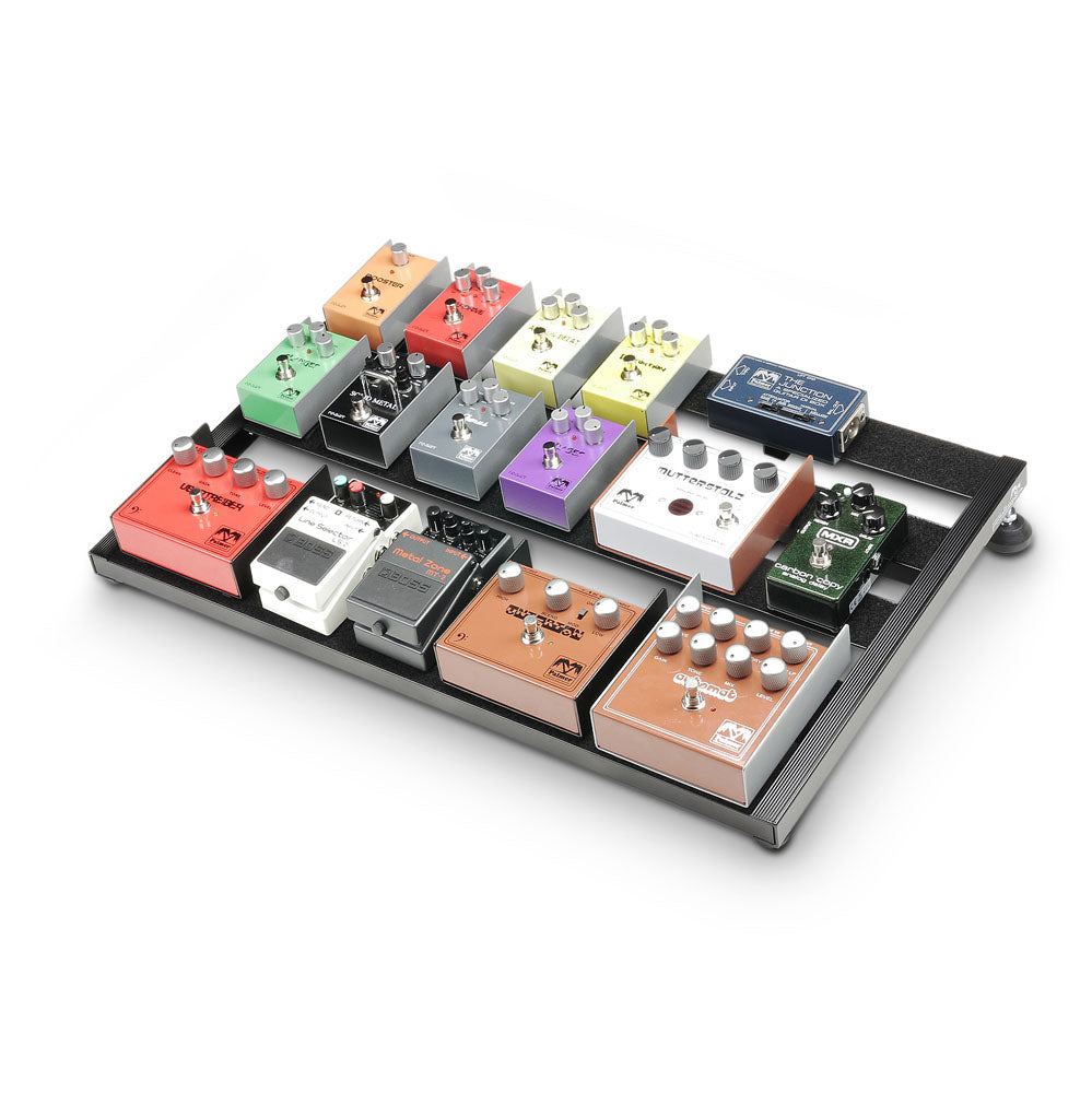Palmer PEDALBAY® 60 L - Leichtes, verstellbares Pedalboard mit schützendem Softcase, 60 cm