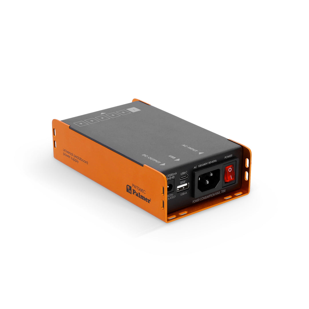 Palmer PWT 06 IEC - Universelles Netzteil für Pedalboard mit USB