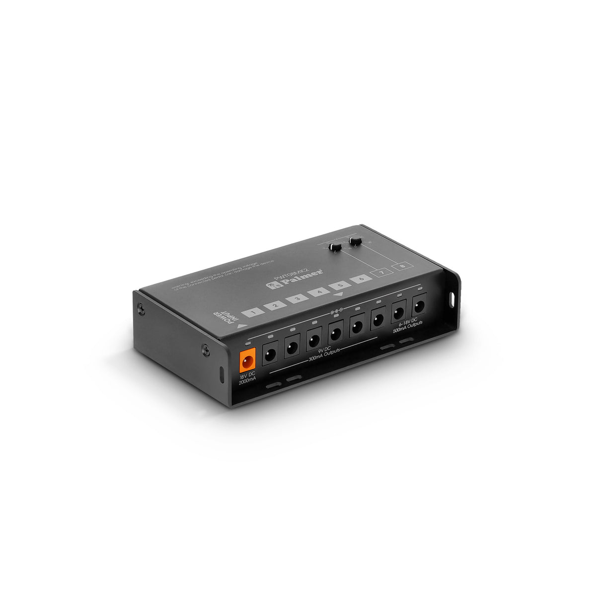 Palmer PWT 08 MK2 - Universelles 8-Ausgang Pedalboard-Netzteil