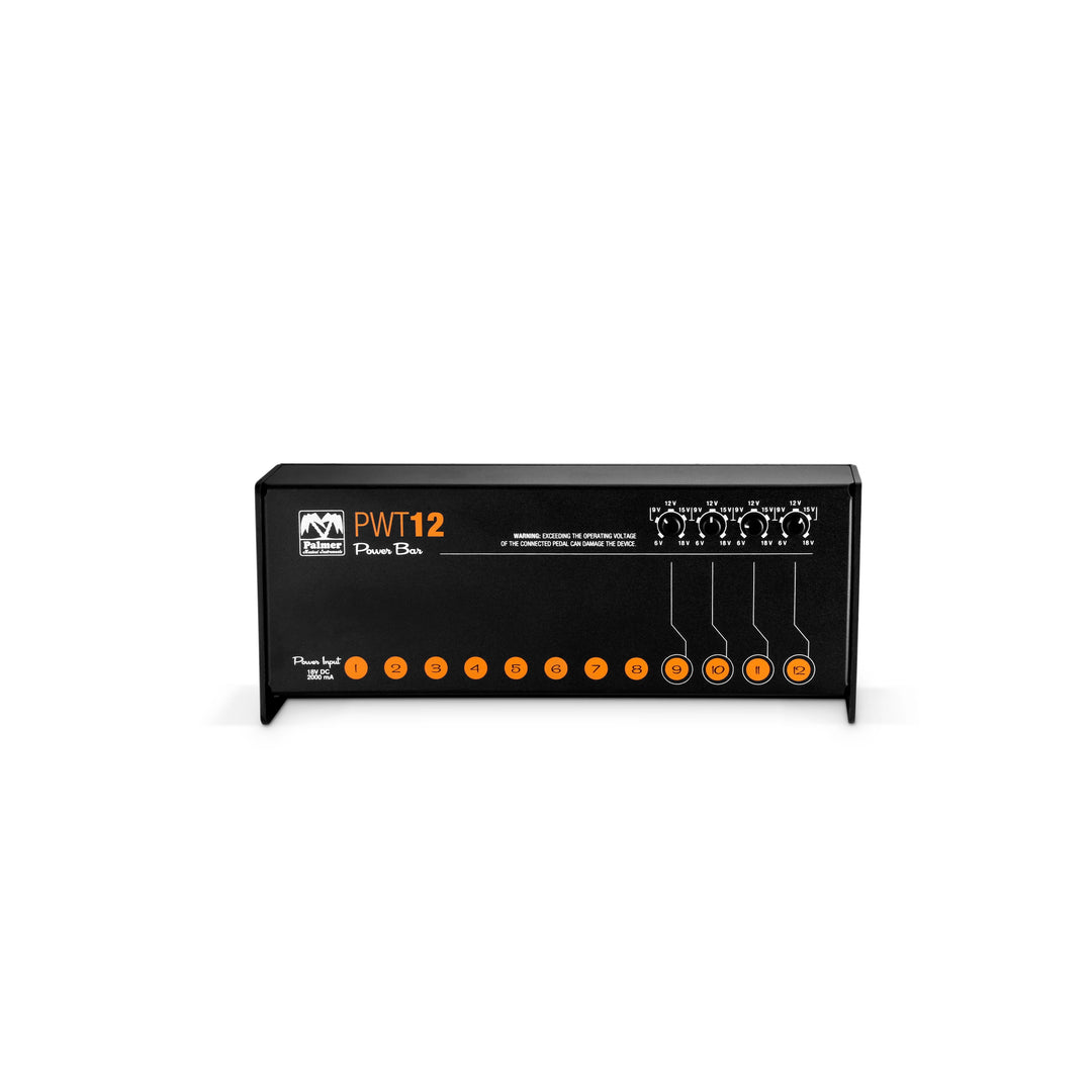Palmer PWT 12 MK 2 – Universelles Netzteil für Pedalboard mit 12 Ausgängen
