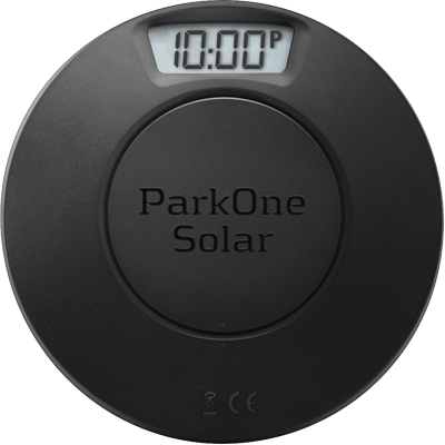 ParkOne Solar Parkuhr, Schwarz