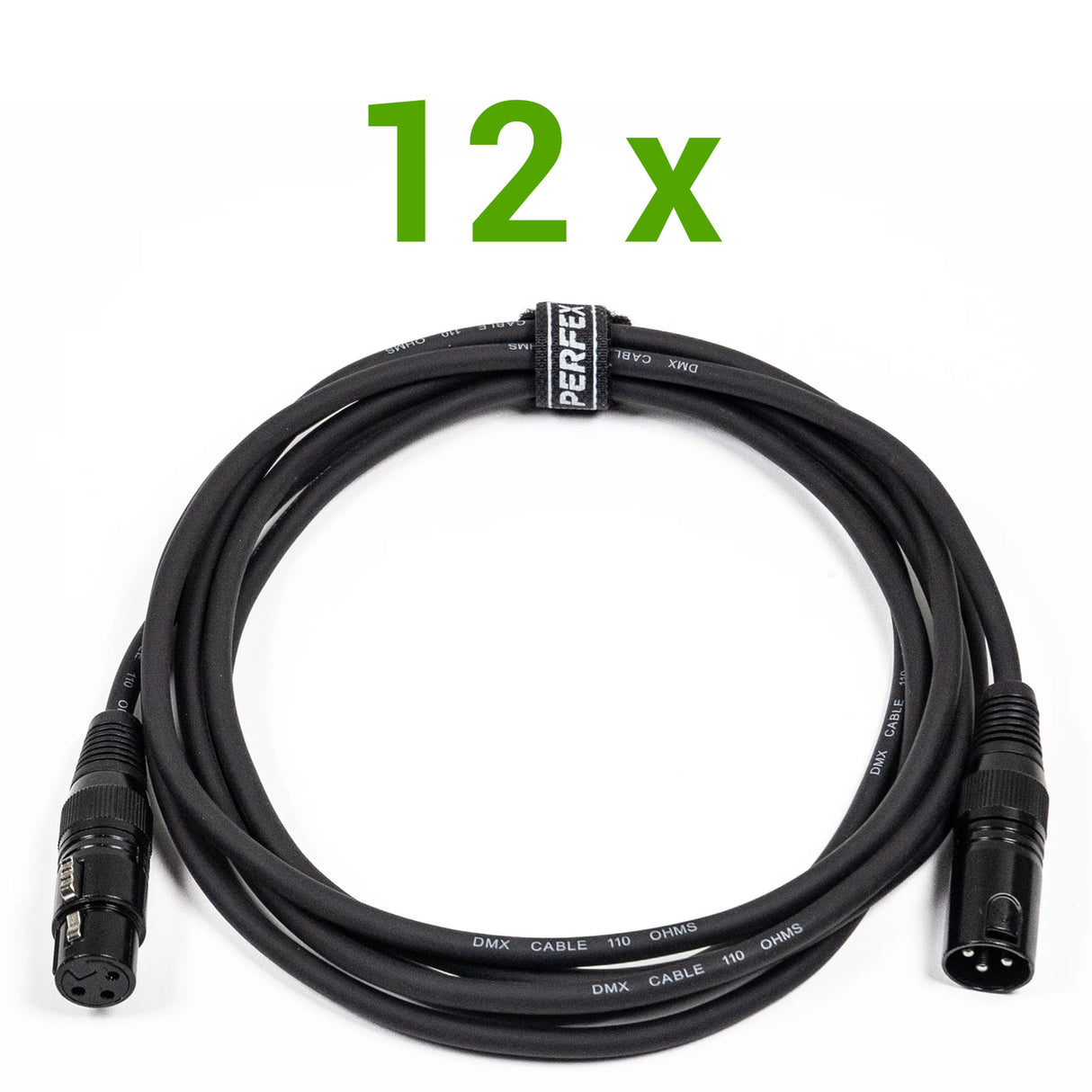 DMX Kabel Paket (12x3m)