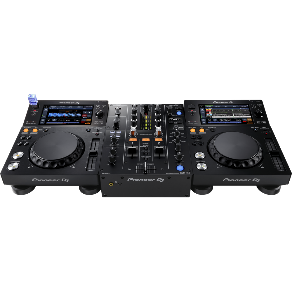Pioneer DJ DJM-450 + PLX-1000 Paket