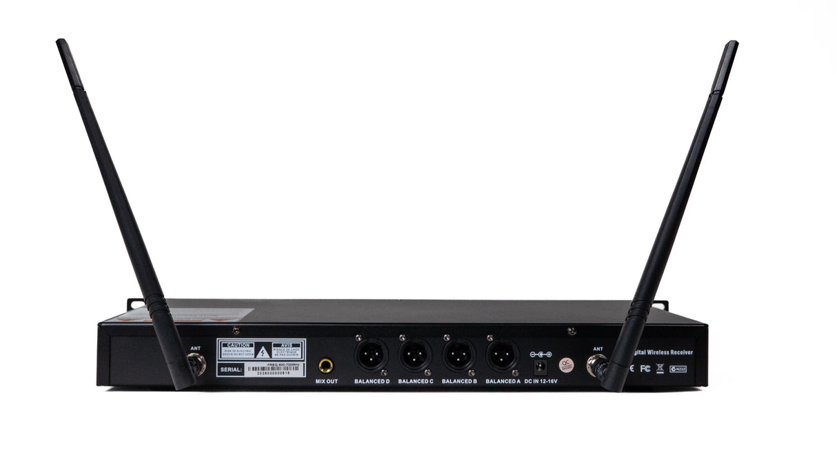 Renton Rack Wireless-System (4 Headsets)