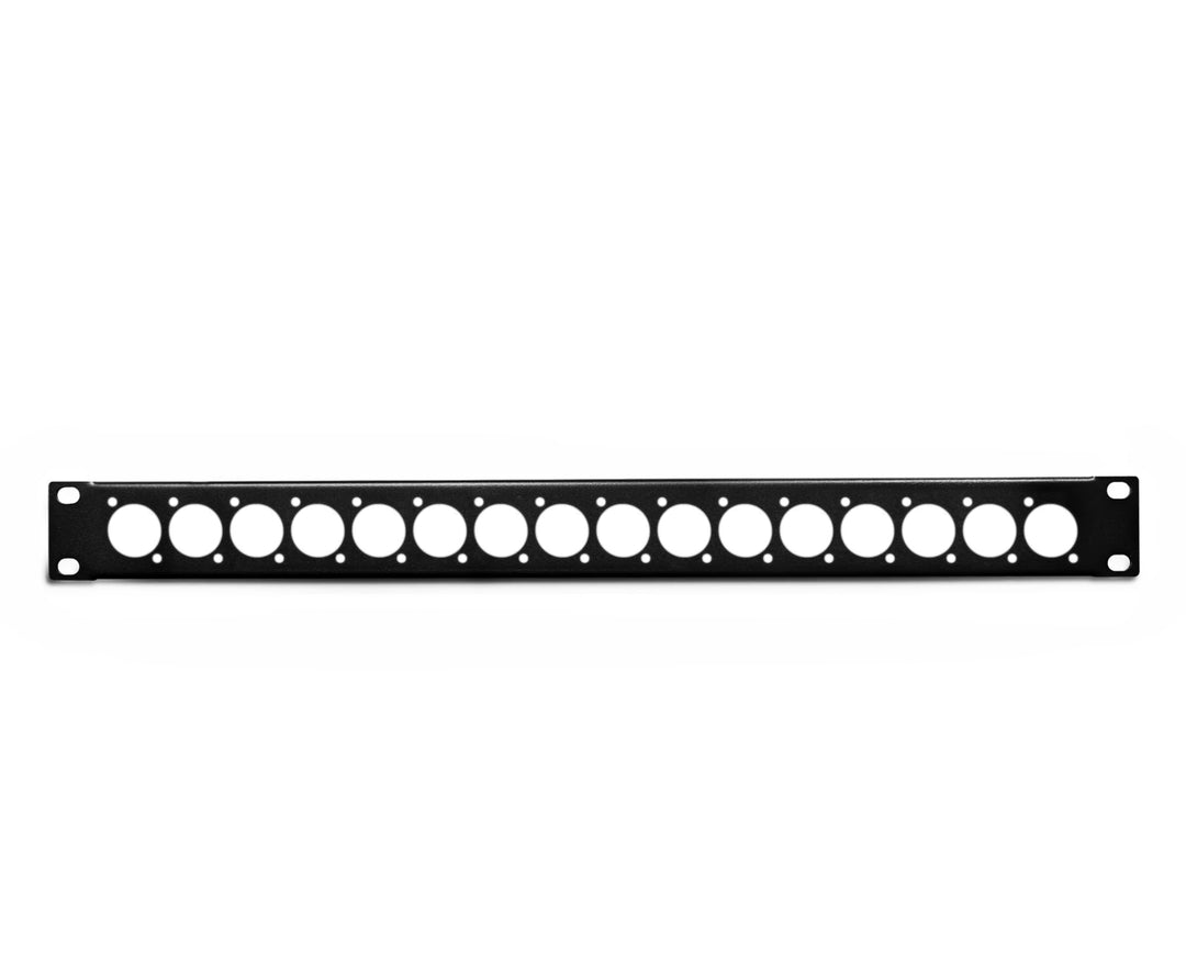 Perfex 19" mit 16 D-Slot Punchout, 1U